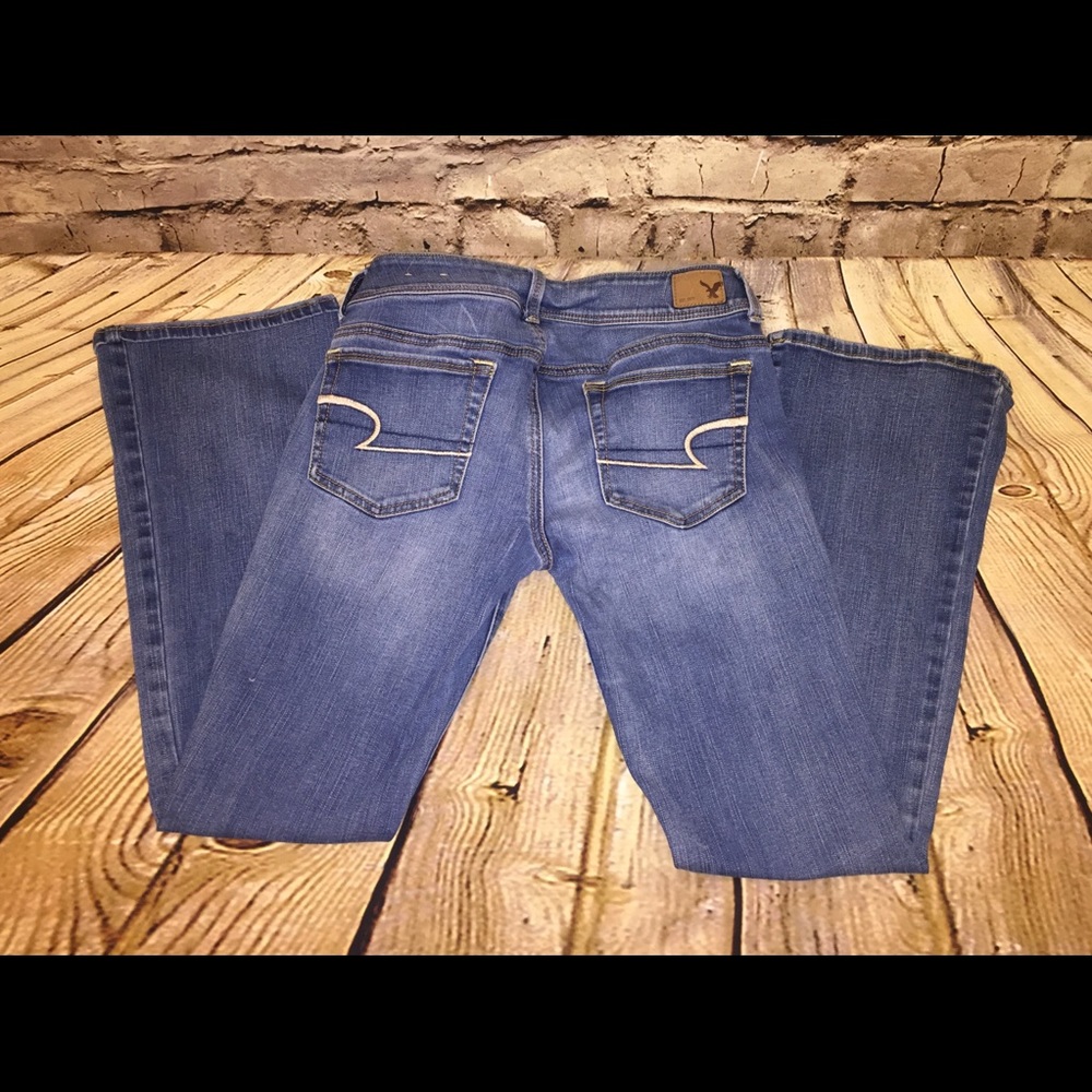 American Eagle Kick Boot Stretch Jeans SZ 6 short